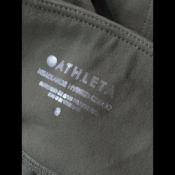 Athleta Leggings Small Womens Green Pocket Zip Cargo Joggers - Picture 7 of 8